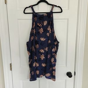 Torrid Velvet Floral Tank Top